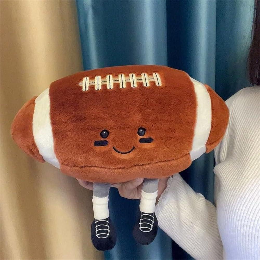 Cojín de Peluche Fútbol XIYUAN 28x8x18 cm Suave y Divertido