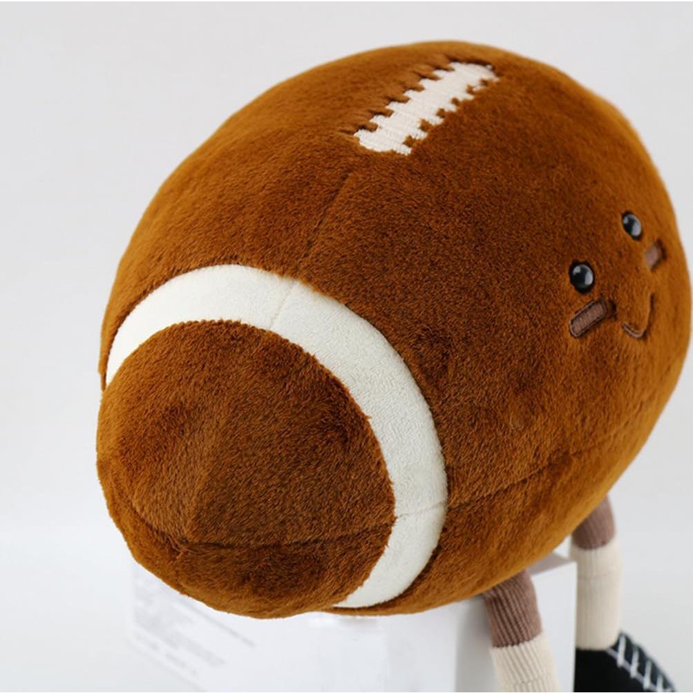 Cojín de Peluche Fútbol XIYUAN 28x8x18 cm Suave y Divertido
