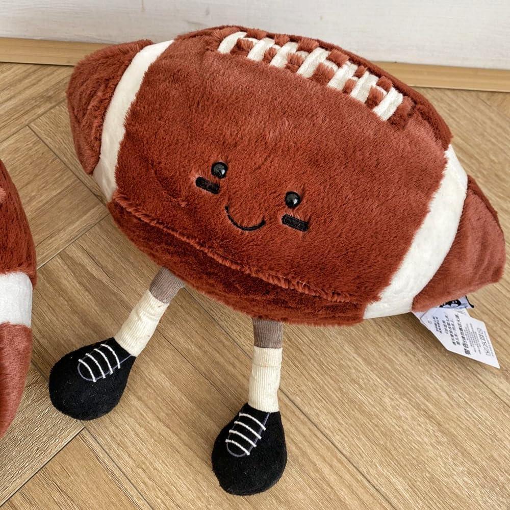 Cojín de Peluche Fútbol XIYUAN 28x8x18 cm Suave y Divertido