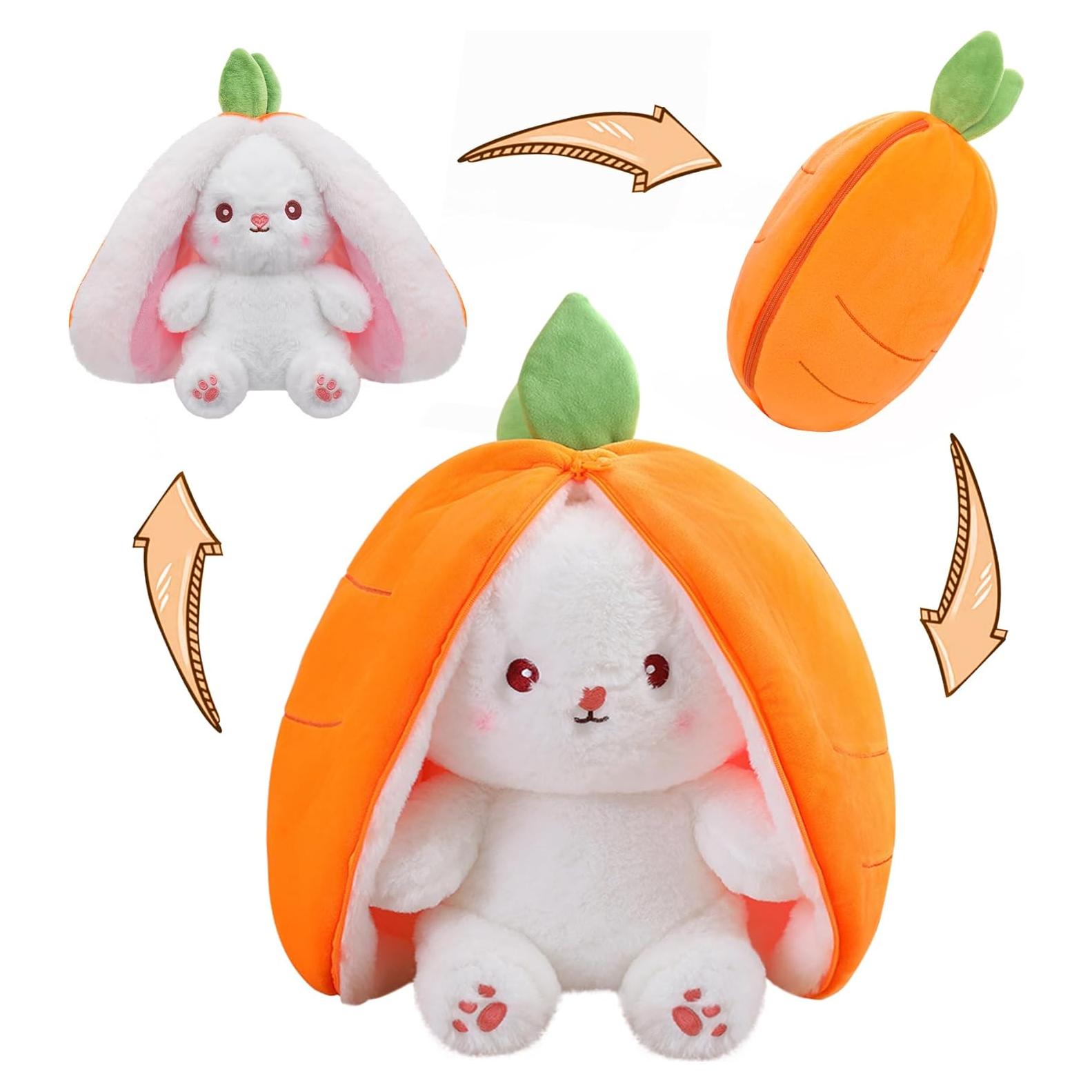 MIAODAM Conejo de Peluche 25.4 cm Suave y Bonito