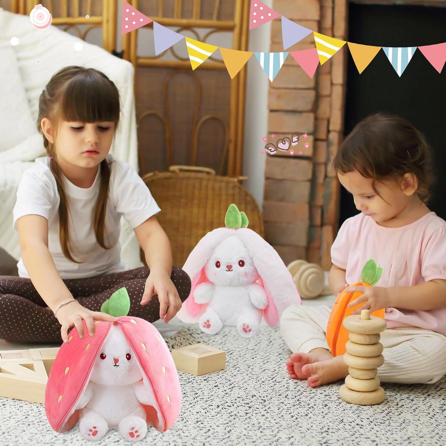 MIAODAM Conejo de Peluche Suave 17.78 cm Almohada Kawaii