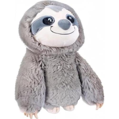 SuzziPad Perezoso Calentable 27.9 cm Alivio Ansiedad Gris