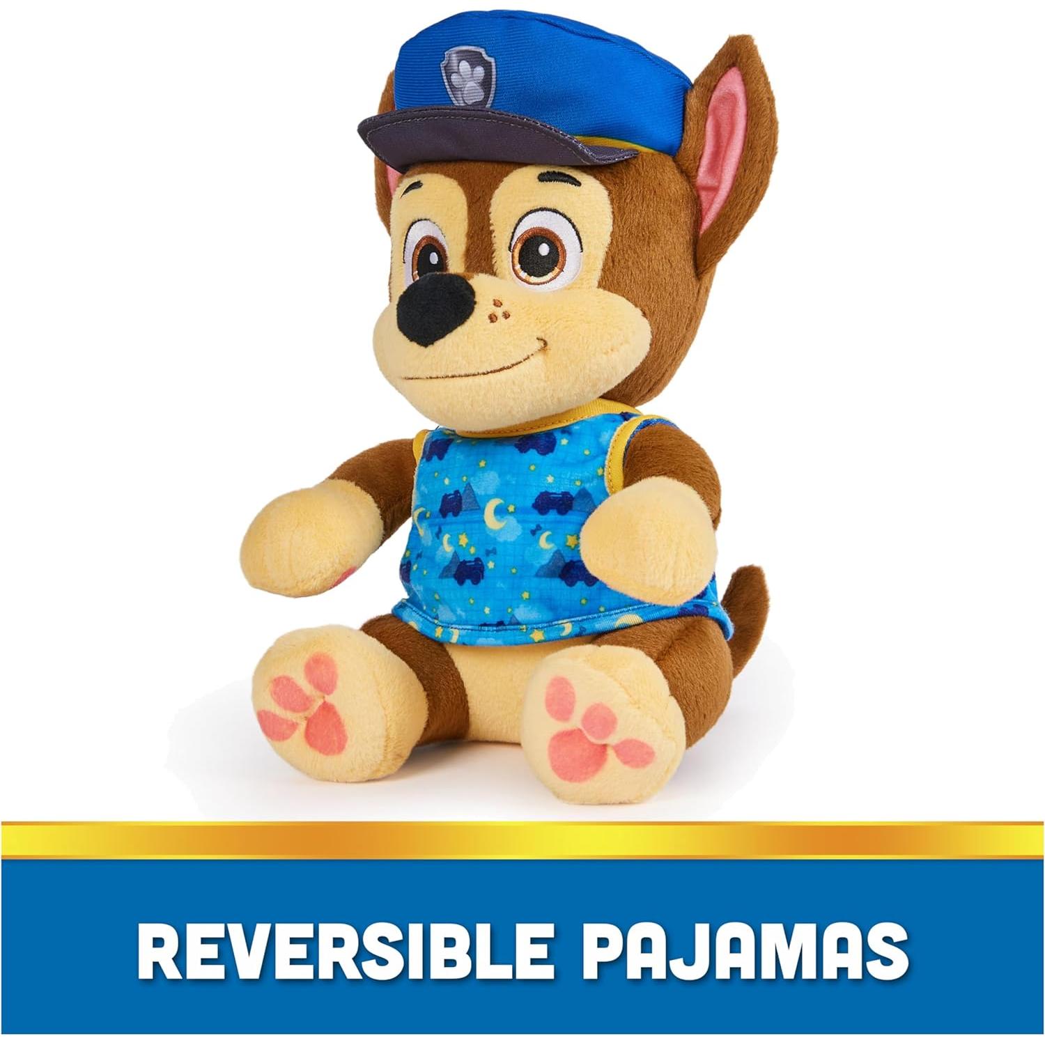 Peluche Hora de Dormir Chase PAW Patrol 25 cm Reversible