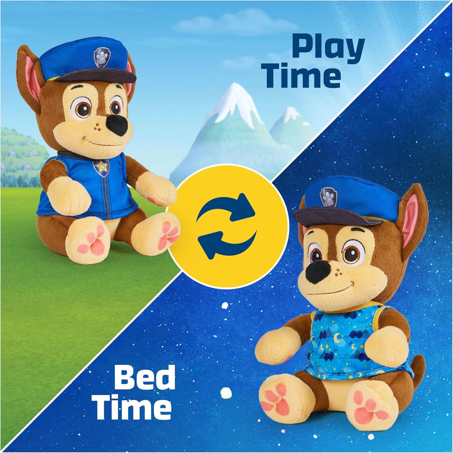 Peluche Hora de Dormir Chase PAW Patrol 25 cm Reversible
