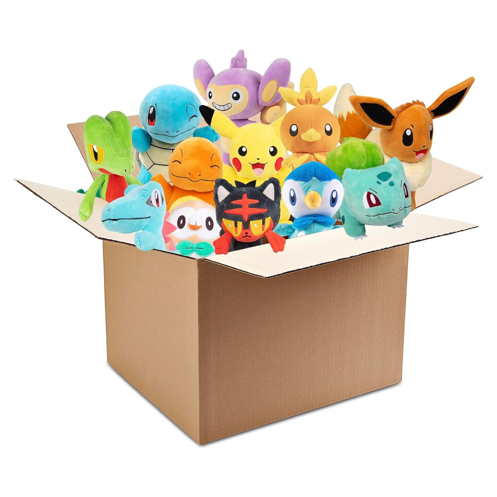 Peluche Pokémon 20 cm 2-Pack - Figuras Sorpresa - Jazwares