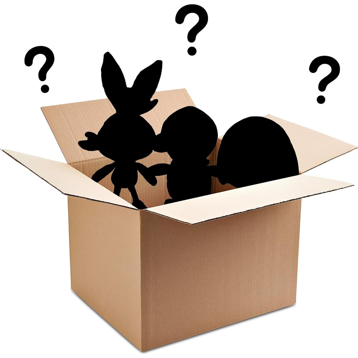 Peluche Pokémon 20 cm Caja Sorpresa 3 Figuras Jazwares