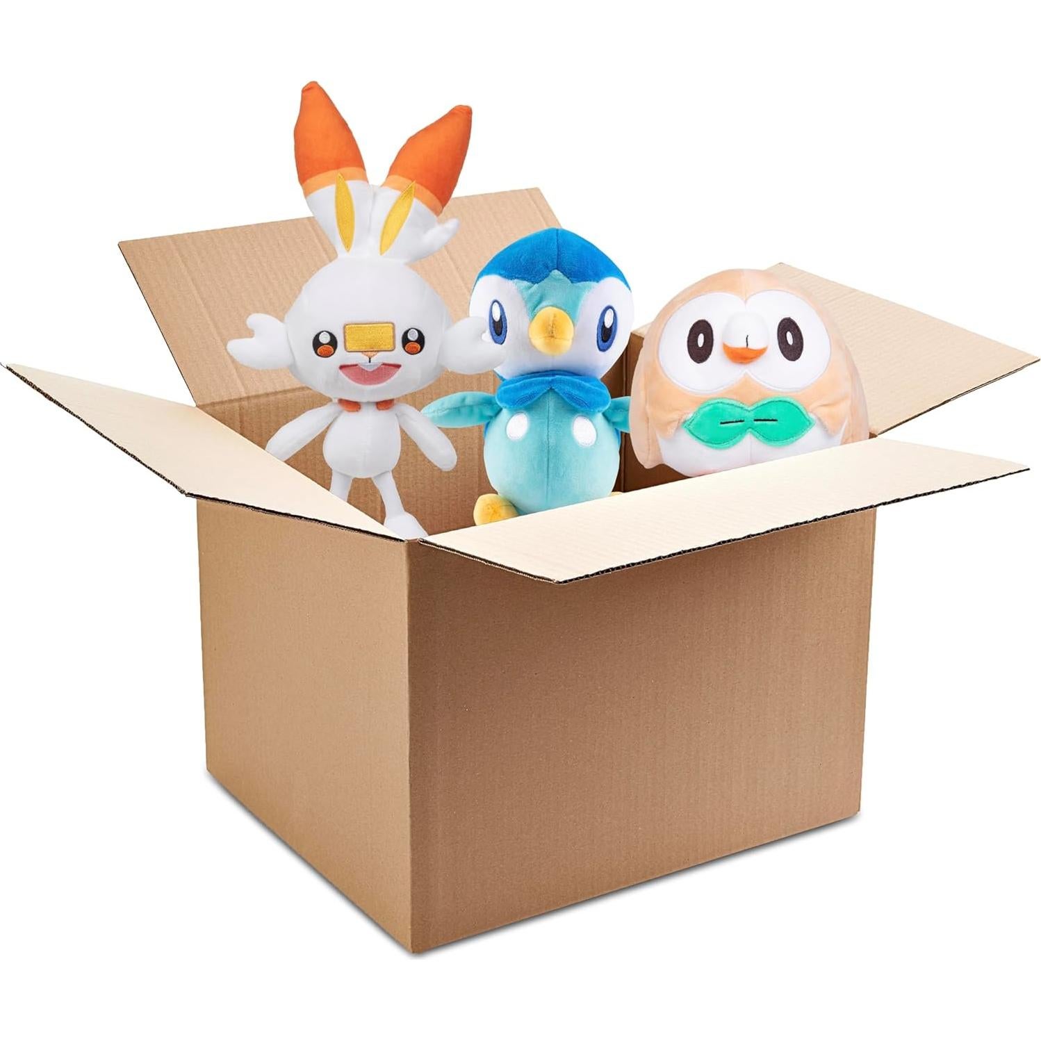 Peluche Pokémon 20 cm Caja Sorpresa 3 Figuras Jazwares
