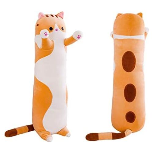 Muñeca de Gato de Peluche Shangman 50cm Marrón Suave