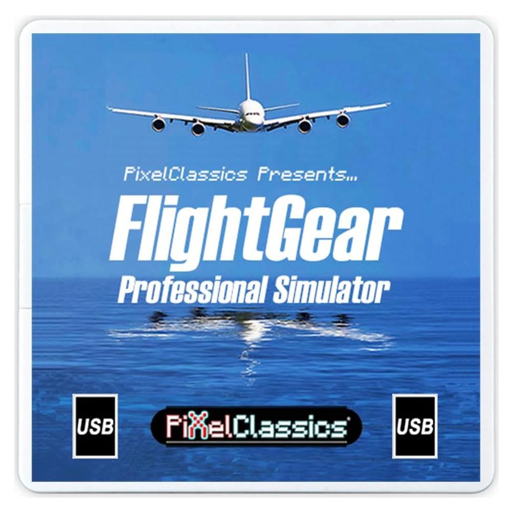 Simulador de Vuelo FlightGear 2023 USB 600 Aeronaves