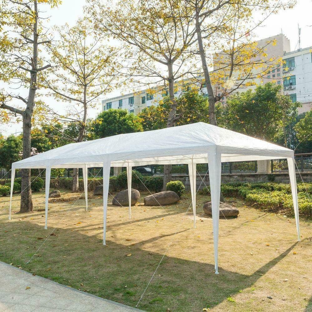 Carpa de Fiesta EscoSunshine 3.05x9.14m Blanca Impermeable
