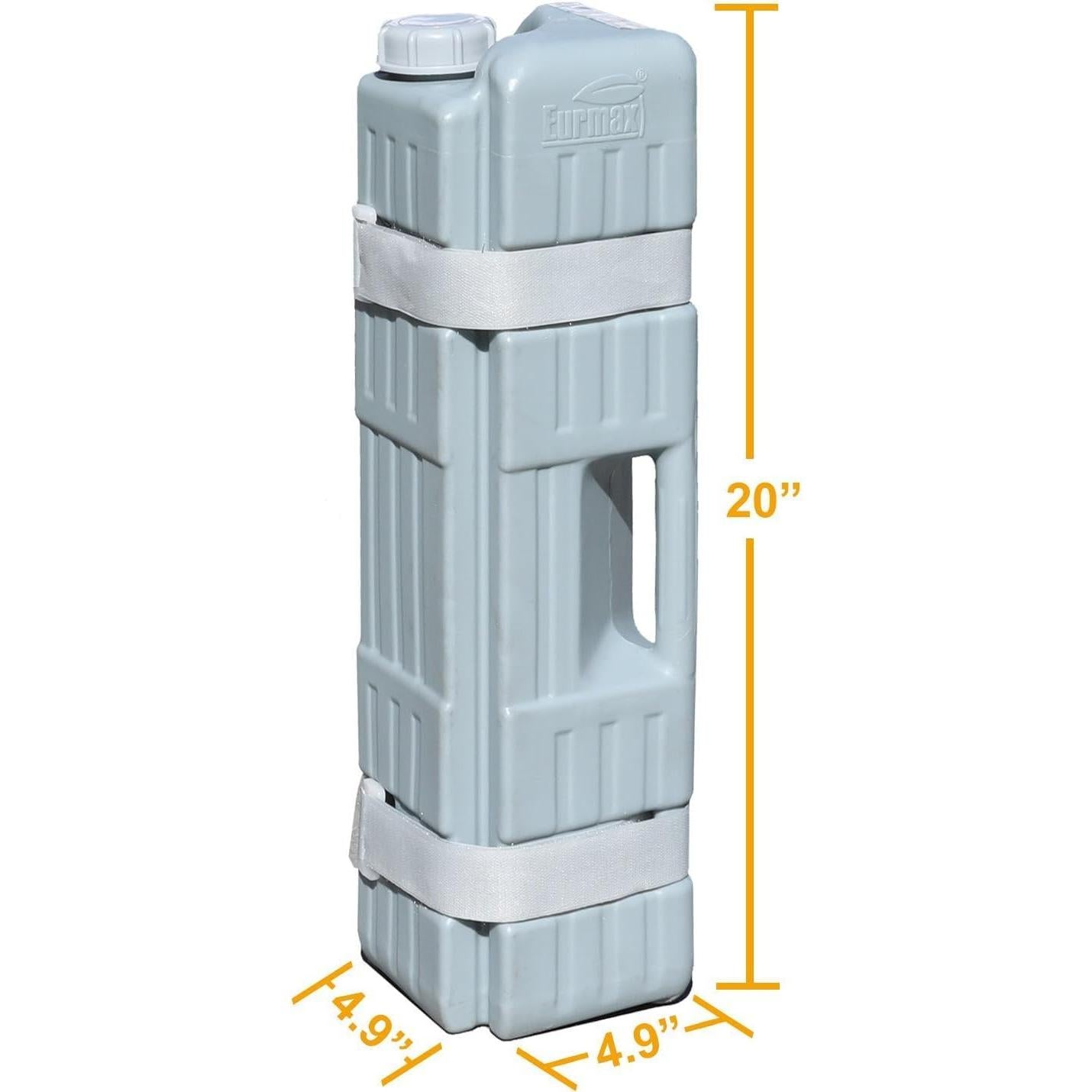 Pesos de Agua para Toldo Eurmax - 4 Pcs, 56.24 kg Capacidad