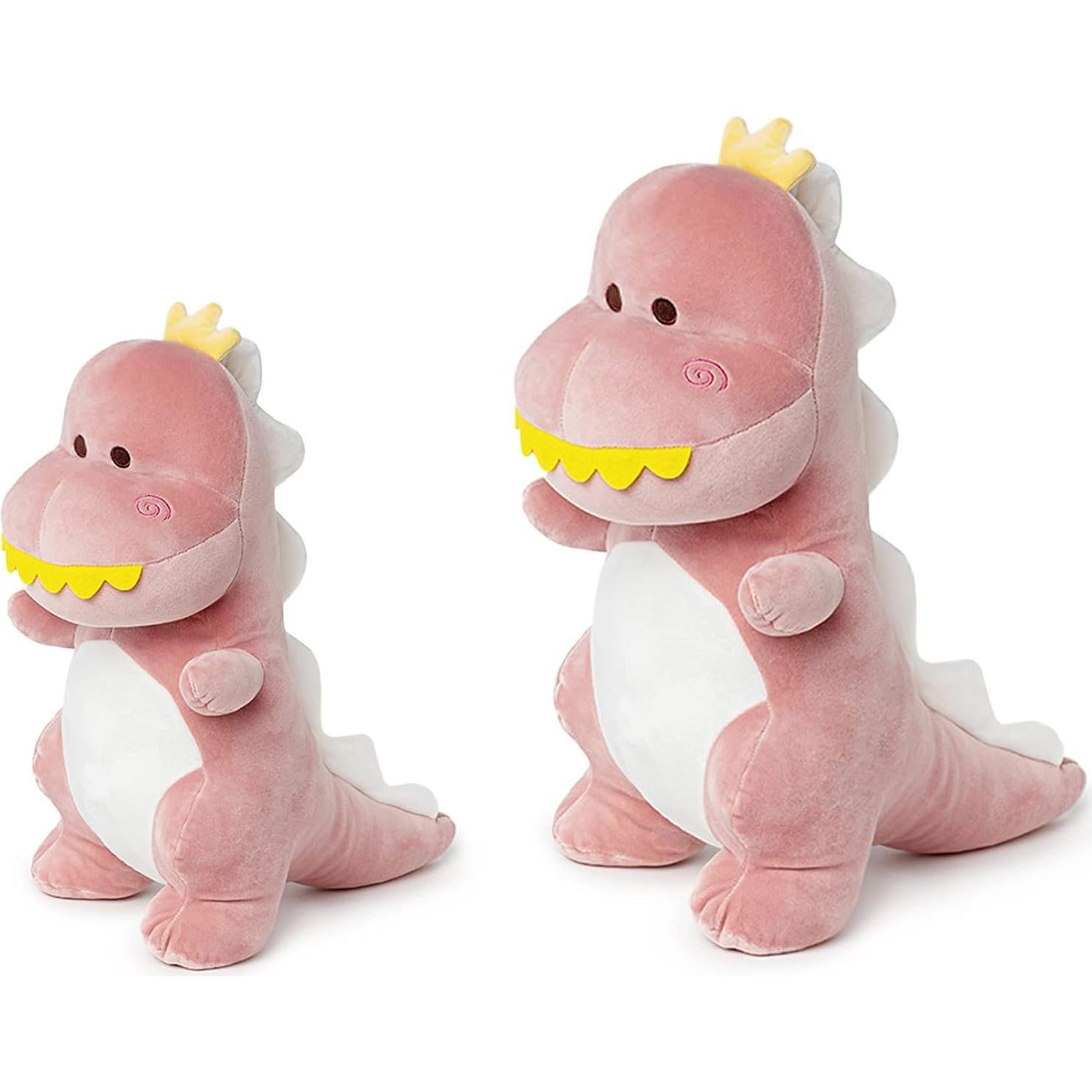 Peluches Dinosaurio Rosa Adorlynetty 39.88 cm Suave