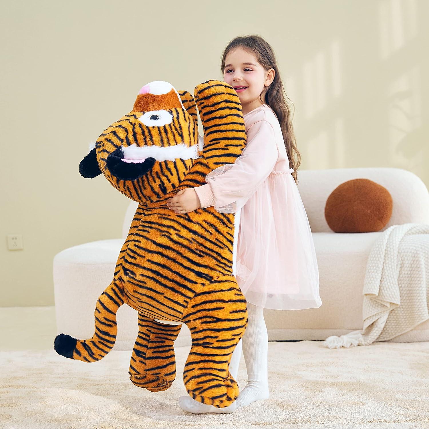 IKASA Tigre de Peluche Gigante 76 cm Suave y Esponjoso