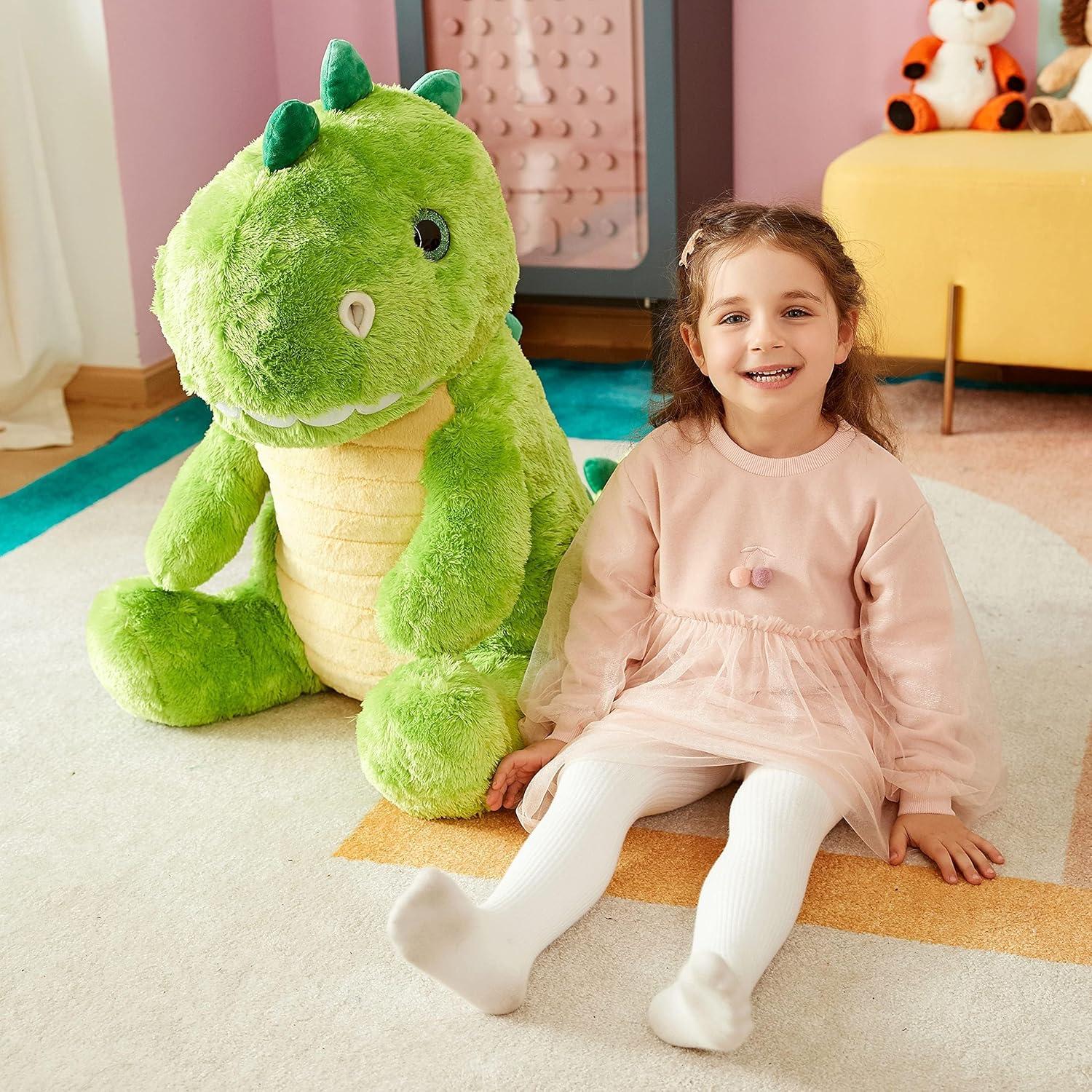 IKASA Peluche Dinosaurio T-Rex Gigante 60 cm Suave