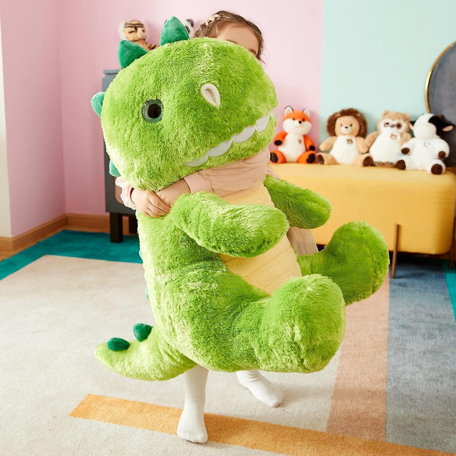 IKASA Peluche Dinosaurio T-Rex Gigante 60 cm Suave