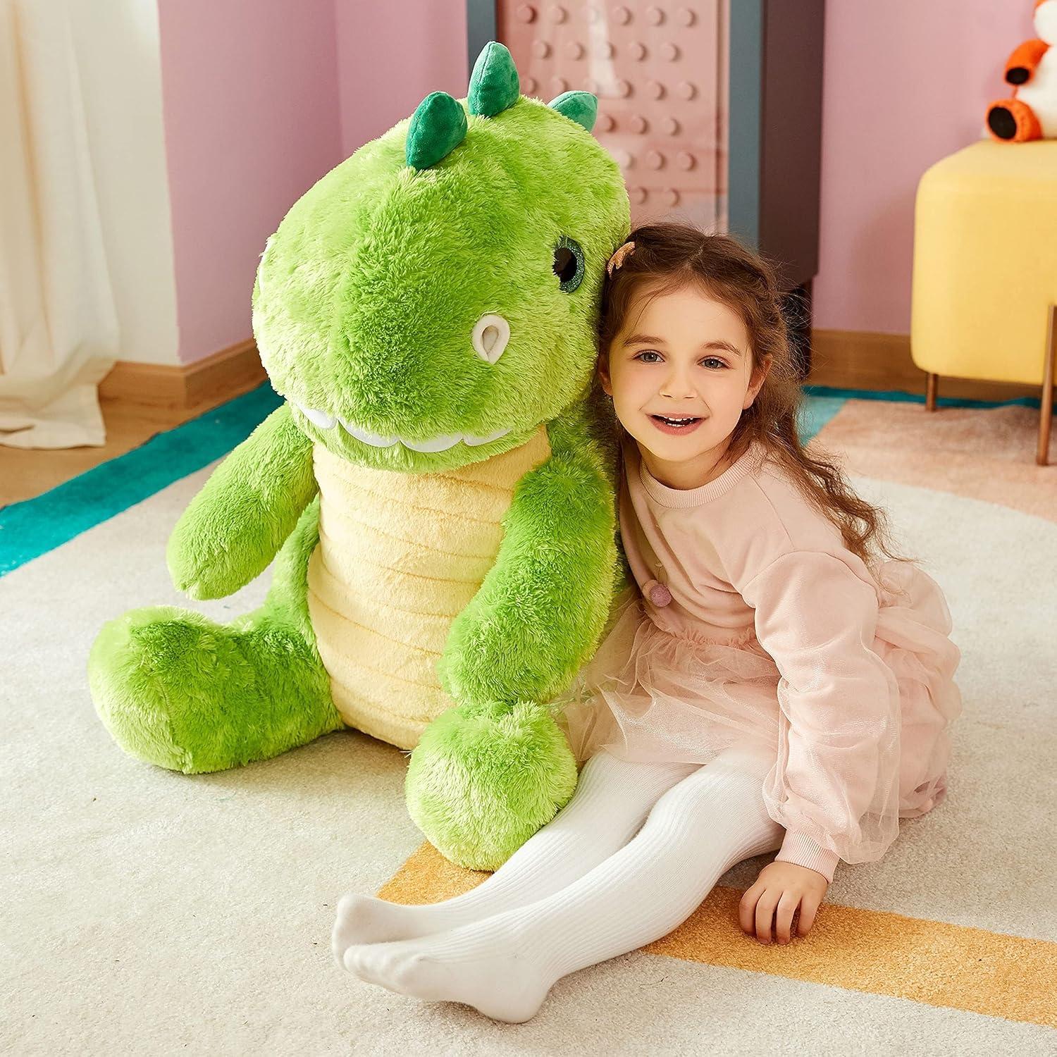 IKASA Peluche Dinosaurio T-Rex Gigante 60 cm Suave