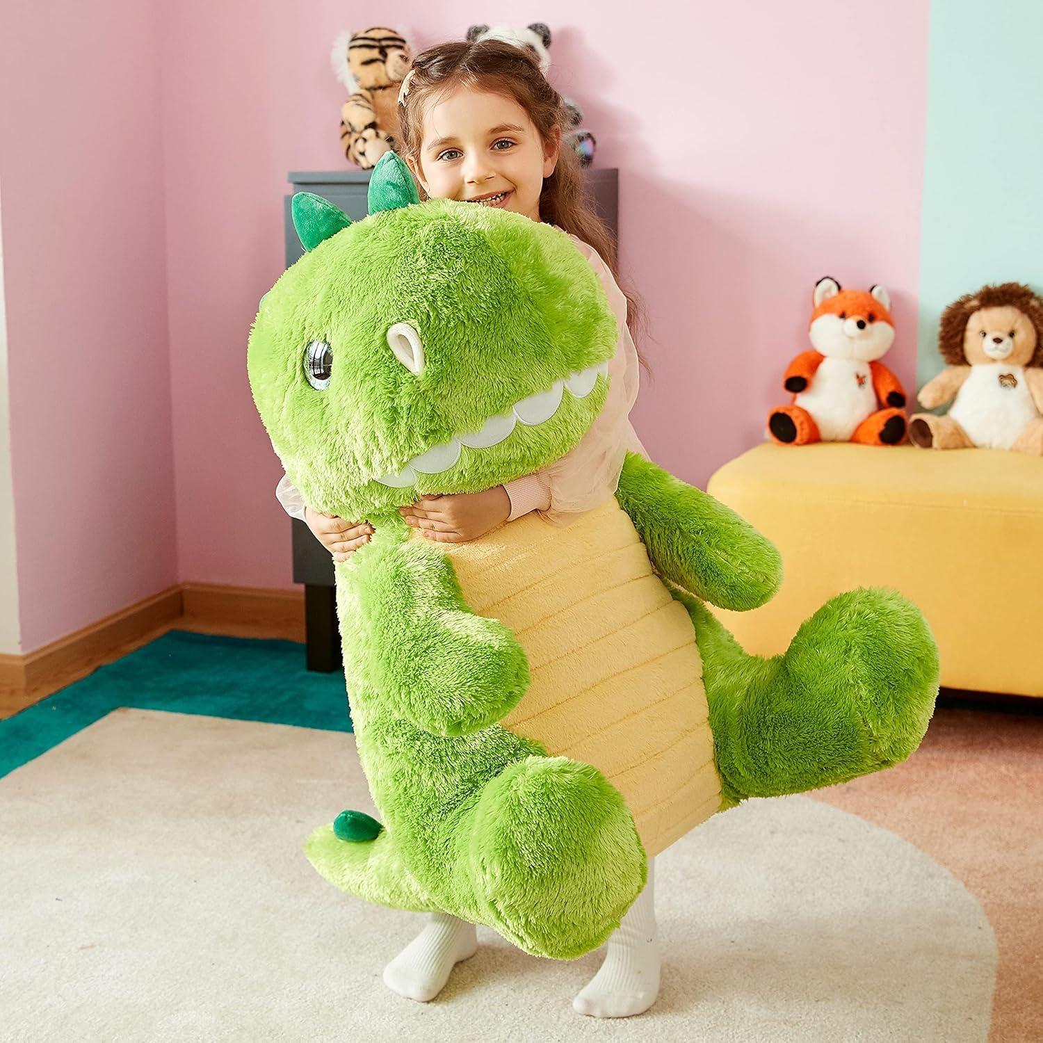 IKASA Peluche Dinosaurio T-Rex Gigante 60 cm Suave