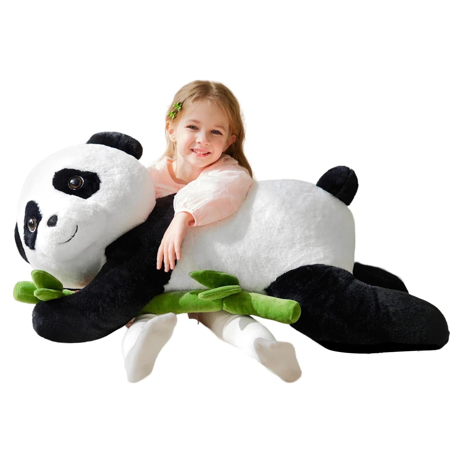 IKASA Peluche Panda Gigante 76 cm Suave Jumbo Regalo Niños