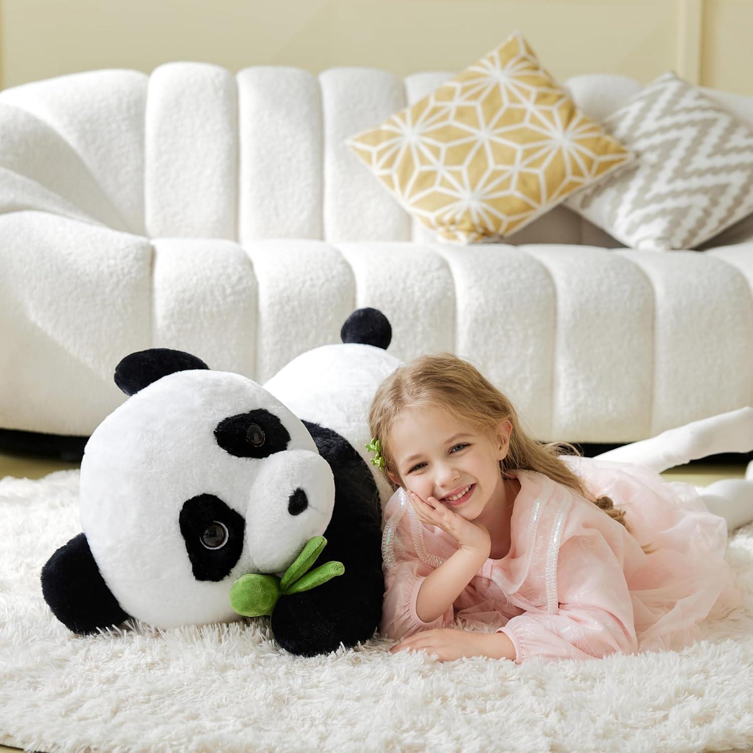 IKASA Peluche Panda Gigante 76 cm Suave Jumbo Regalo Niños