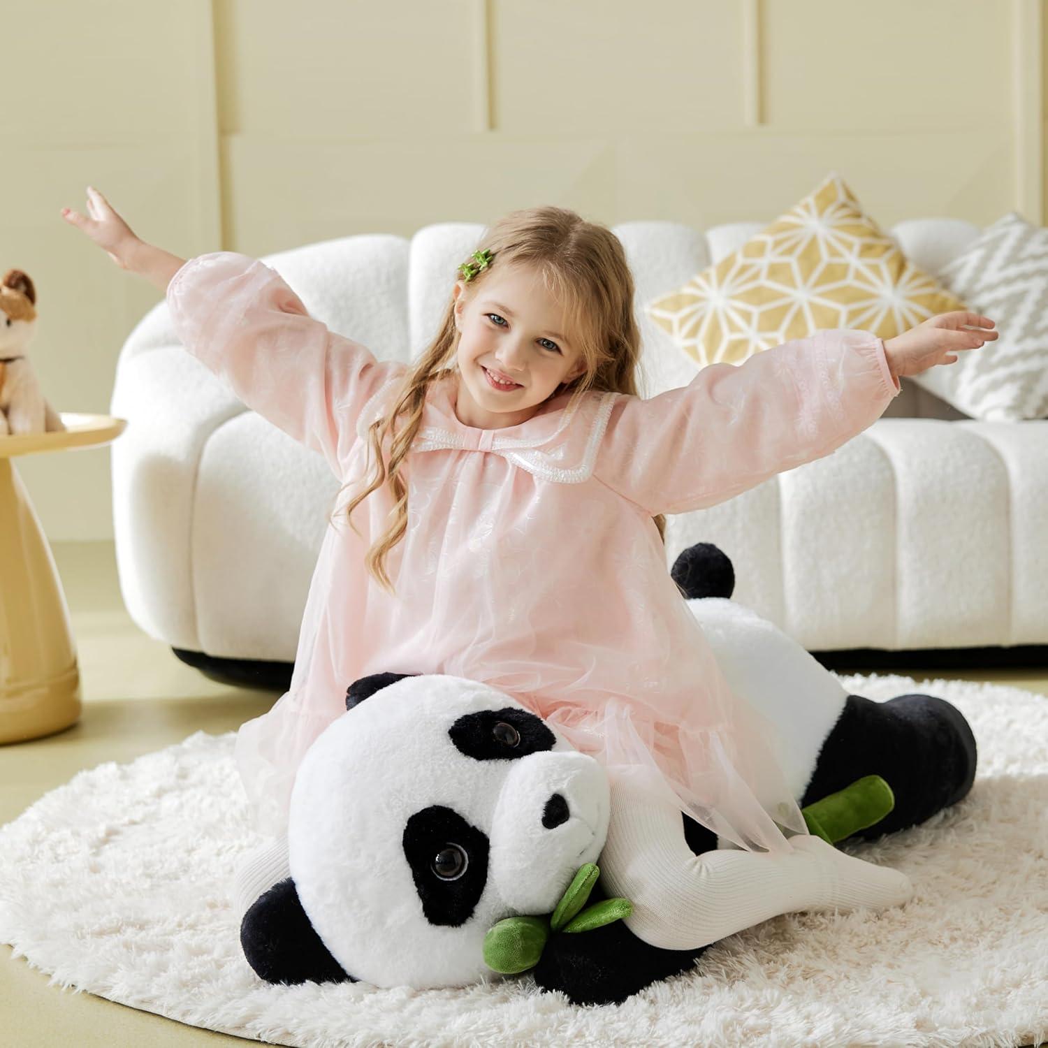 IKASA Peluche Panda Gigante 76 cm Suave Jumbo Regalo Niños