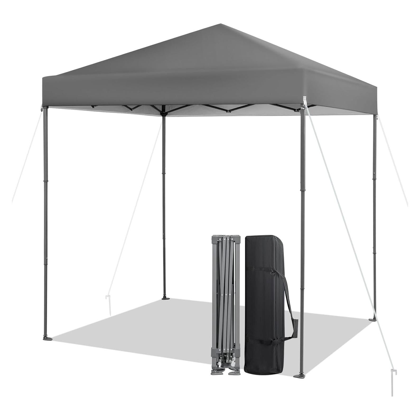 Carpa Plegable LDAILY 2.01x2.01m Gris con Protección Solar