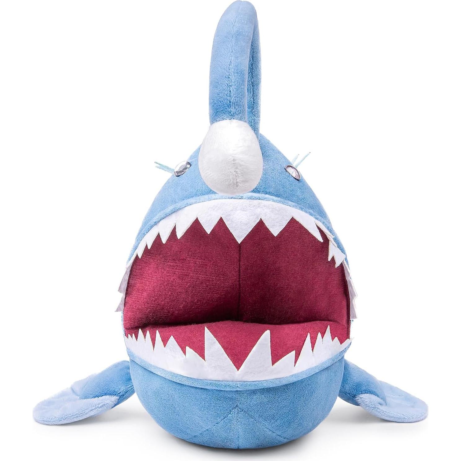 Pez Abisal Azul de Peluche ZHONGXIN MADE 30 cm Realista