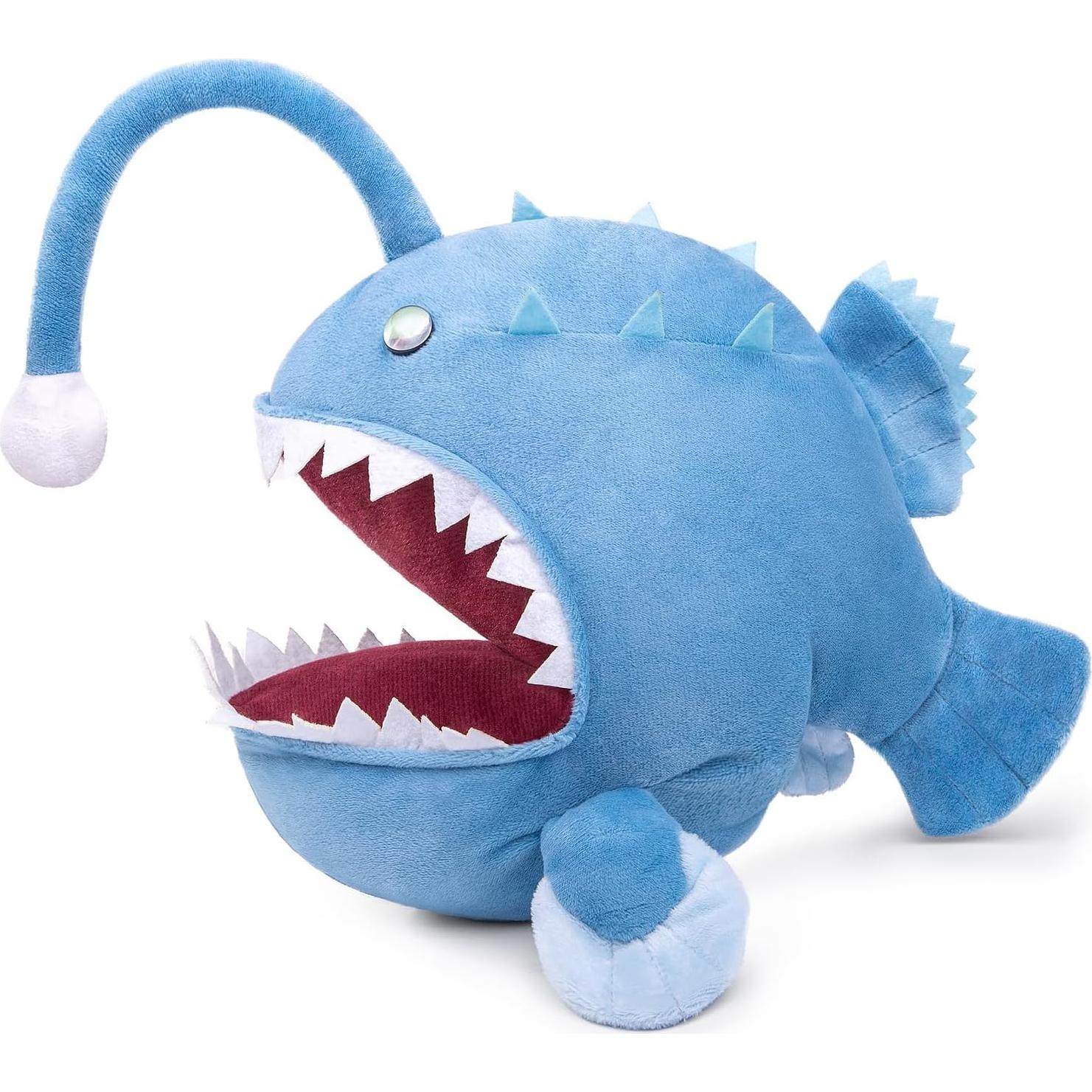 Pez Abisal Azul de Peluche ZHONGXIN MADE 30 cm Realista