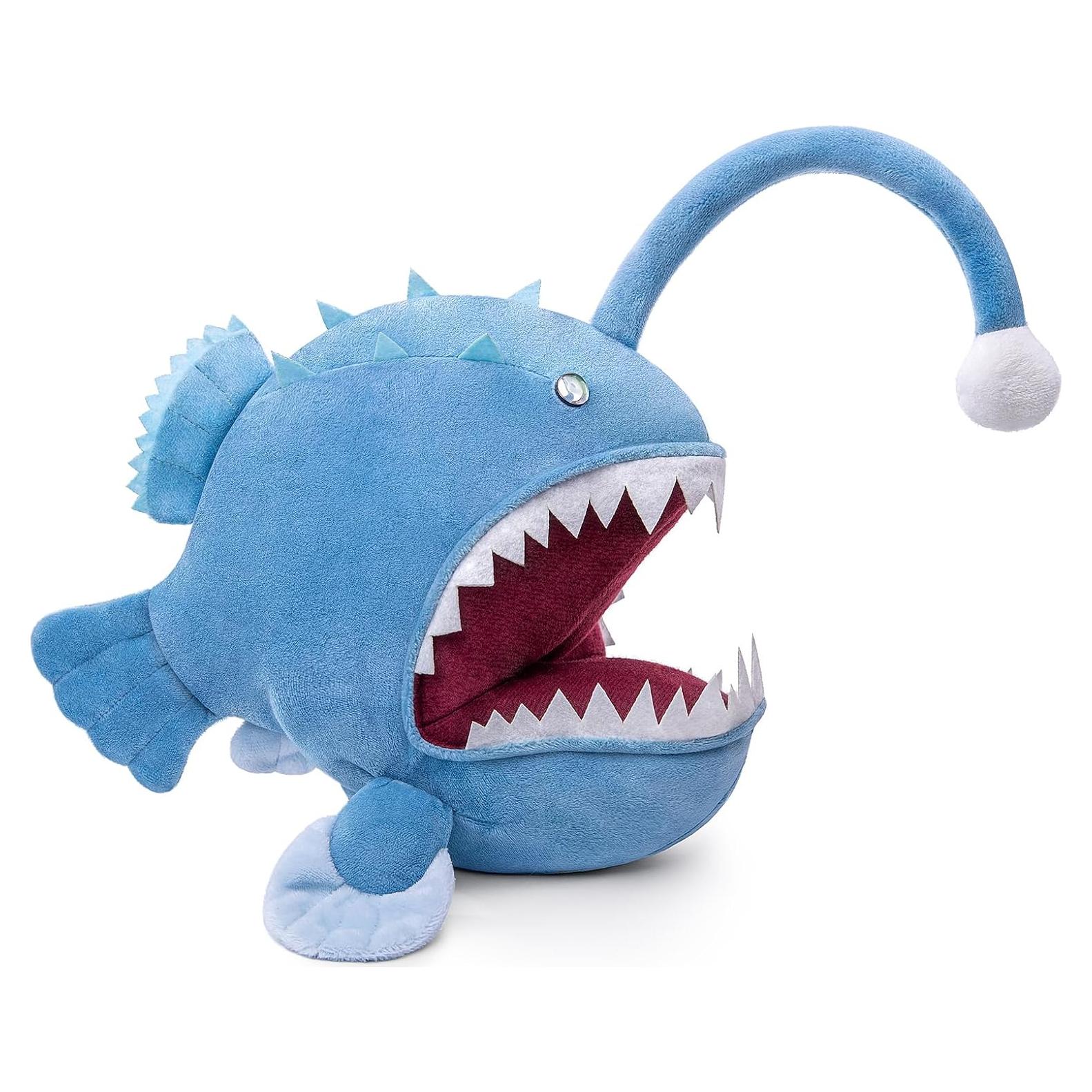 Pez Abisal Azul de Peluche ZHONGXIN MADE 30 cm Realista