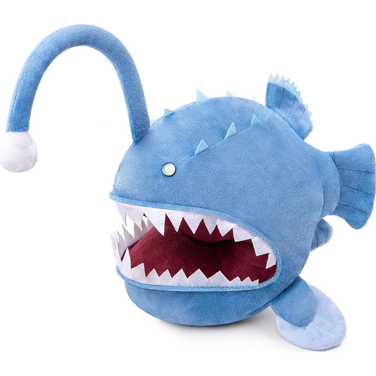 Pez Abisal Azul de Peluche ZHONGXIN MADE 30 cm Realista