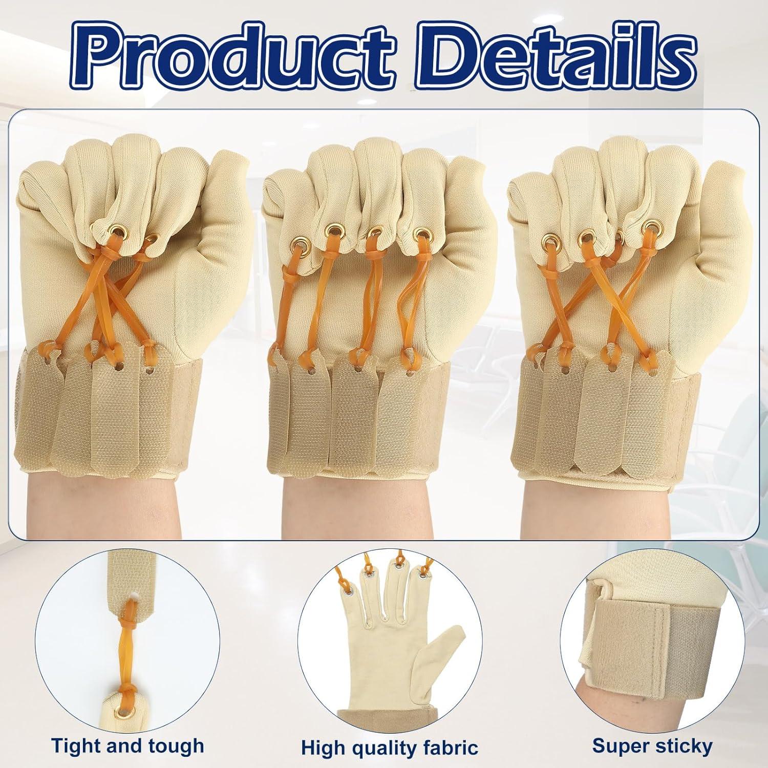 Guante de Ejercicio de Tracción Cuffbow para Rehabilitación de Manos