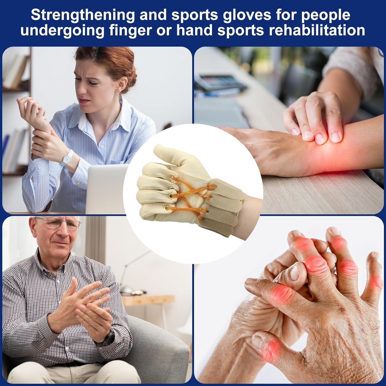 Guante de Ejercicio de Tracción Cuffbow para Rehabilitación de Manos