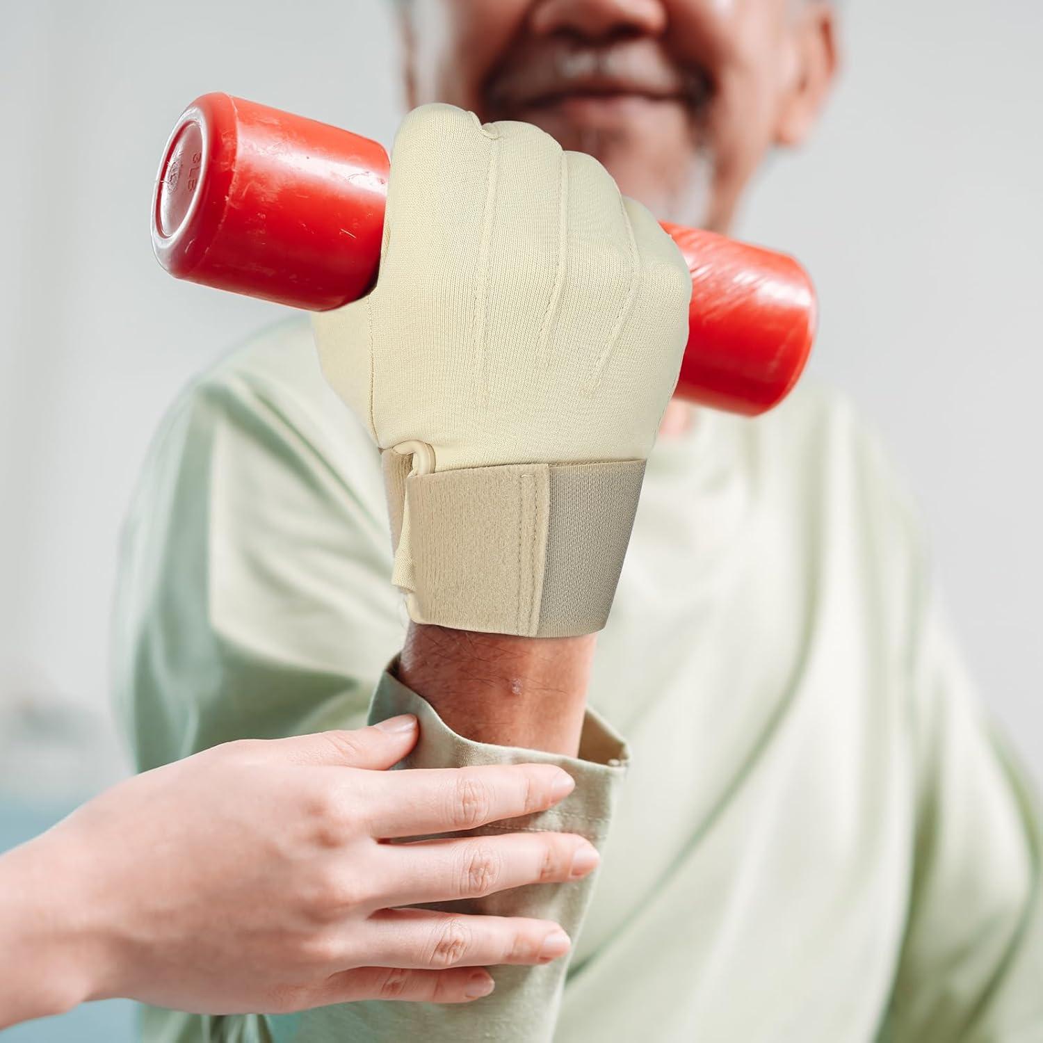Guante de Ejercicio de Tracción Cuffbow para Rehabilitación de Manos