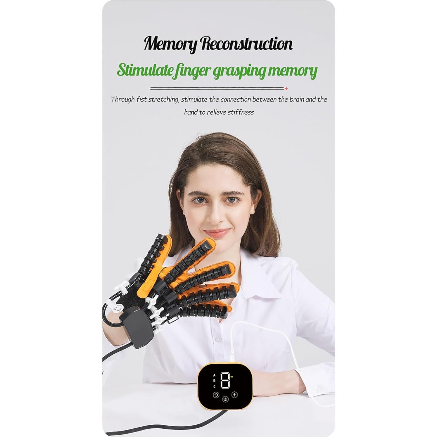 Guantes Robot de Rehabilitación FGNJJKL para Hemiplejía