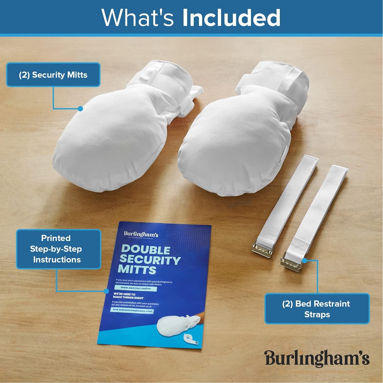 Mitones de Seguridad Médica Acolchados Burlingham - Talla Única