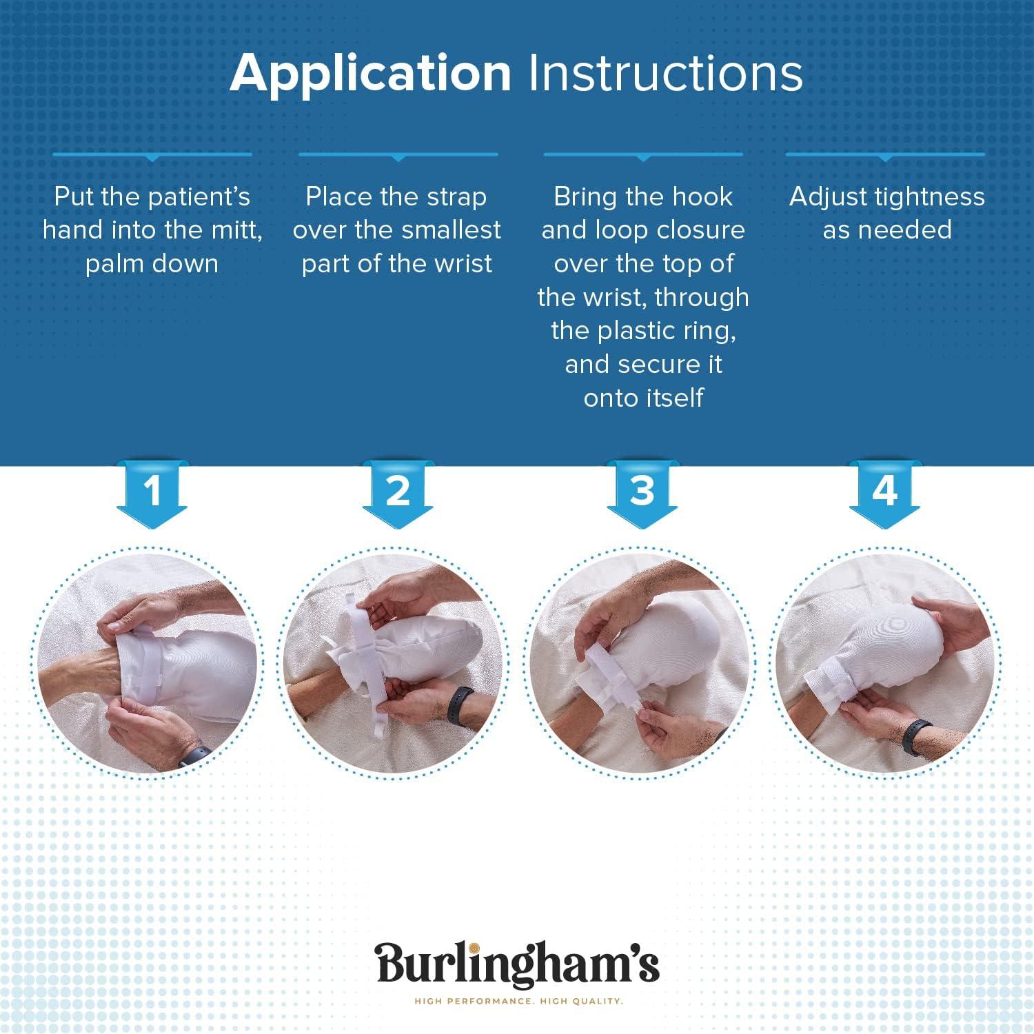 Mitones de Seguridad Médica Acolchados Burlingham - Talla Única