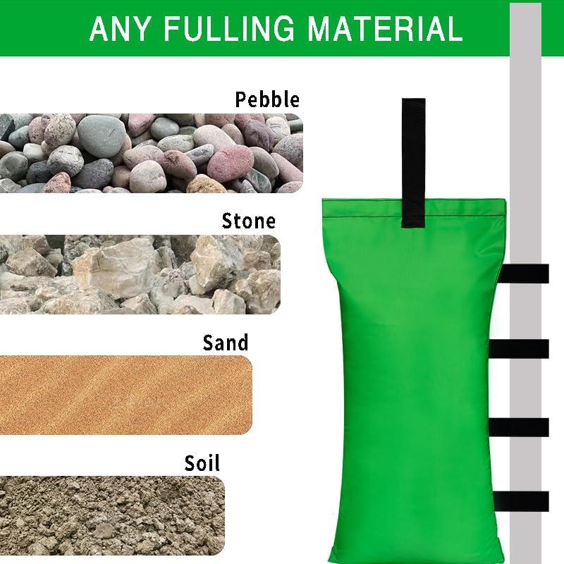 Juego de Pesas para Carpa HAZBEN 4 Bolsas de Arena 50.8kg