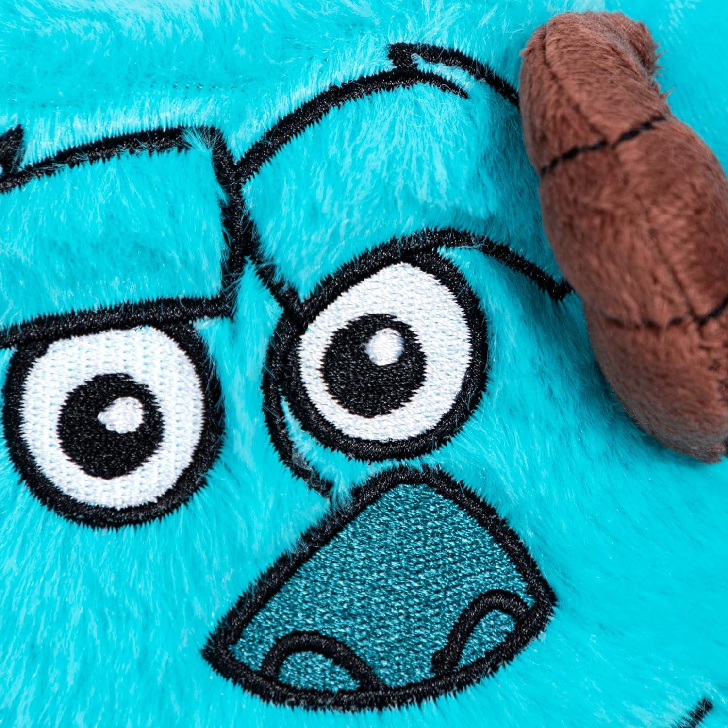 Almohada de Peluche Sulley 3D Jay Franco 38 cm Azul