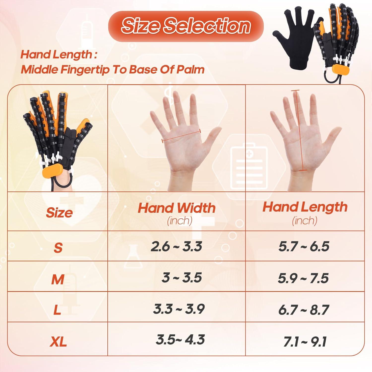 Guantes de Rehabilitación POSEWE para Mano - Carga USB