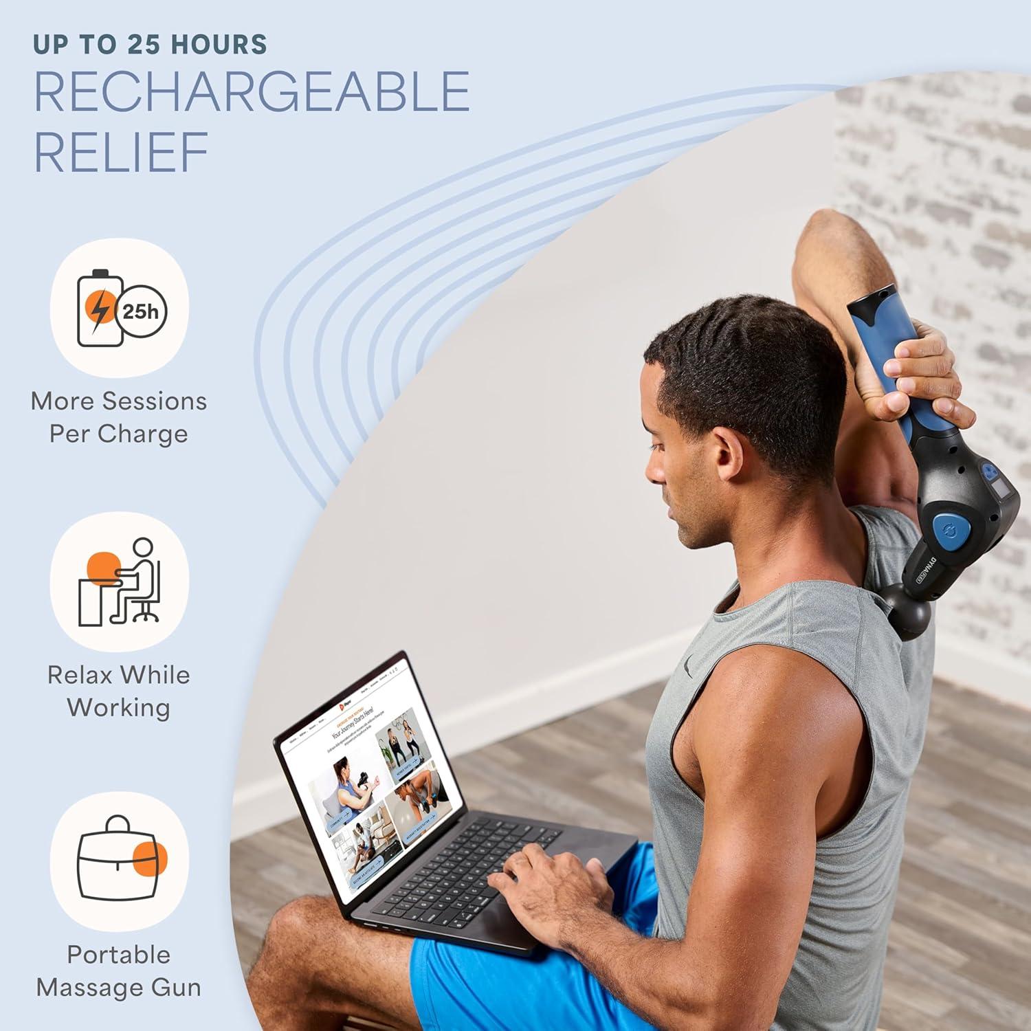 Pistola de Masaje LifePro Ajustable 12 Piezas 1,36 kg