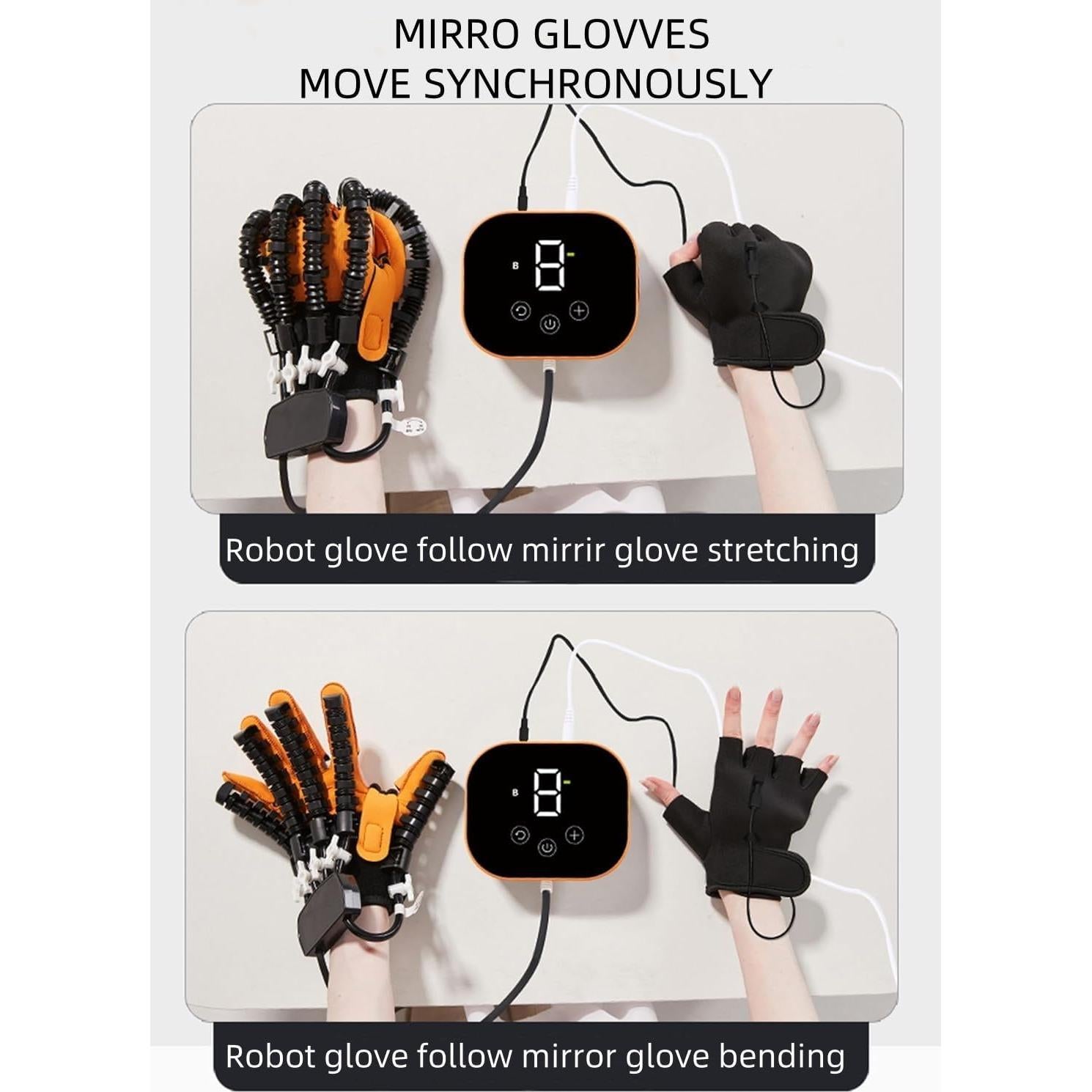 Guantes de Rehabilitación GENDOING para Hemiplejía Mano Derecha S