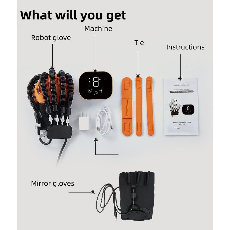 Guantes de Rehabilitación GENDOING para Hemiplejía Mano Derecha S