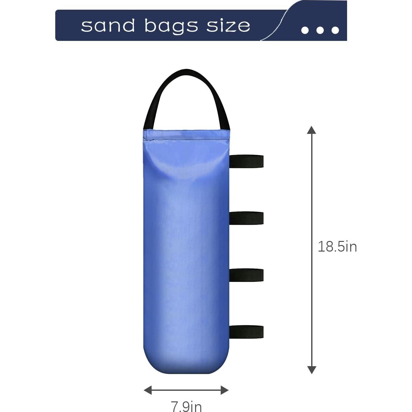 Bolsas de Arena Pesadas IALNAI para Carpa Exterior - 4 Unidades