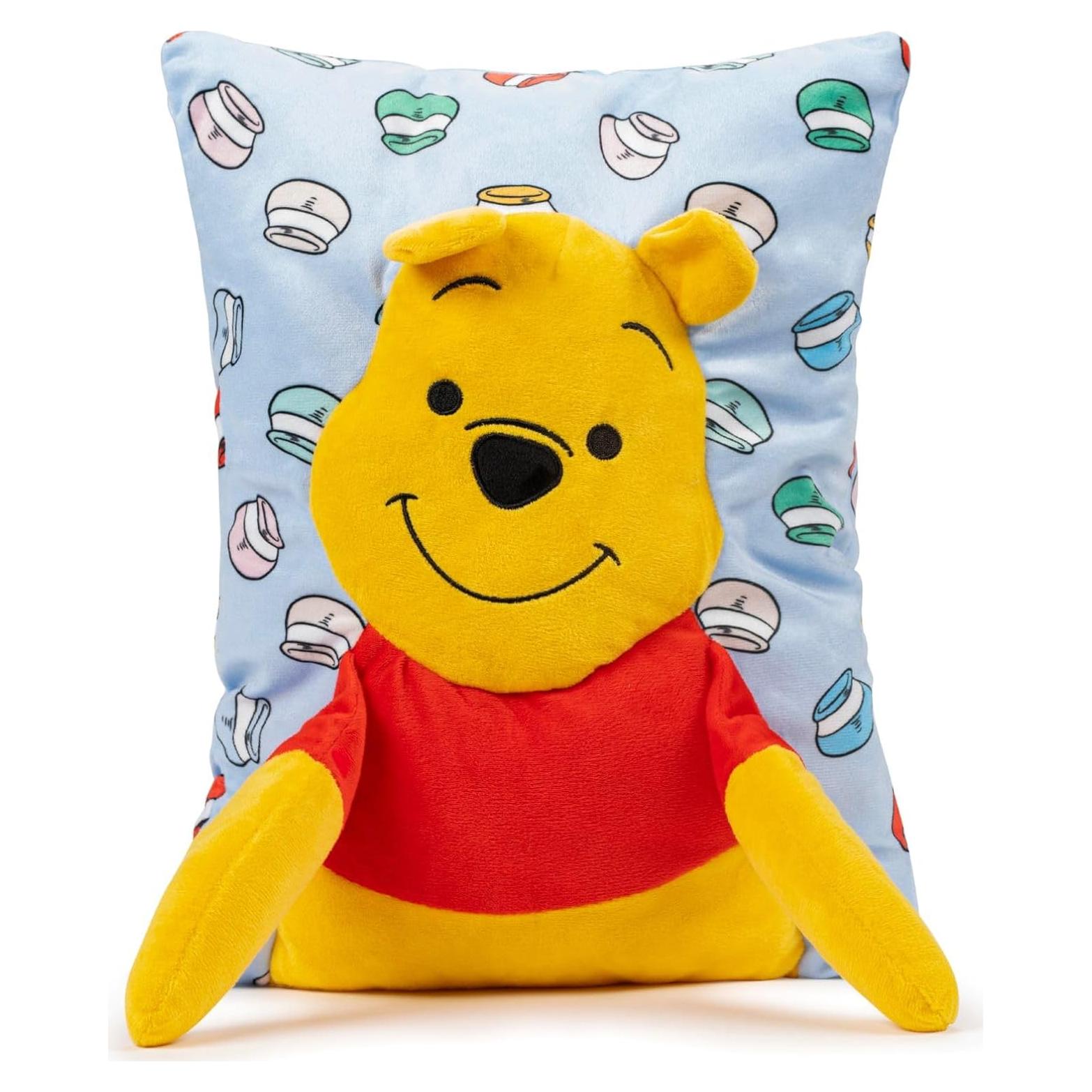 Almohada 3D Winnie Pooh Jay Franco 38 cm Suave Amarilla