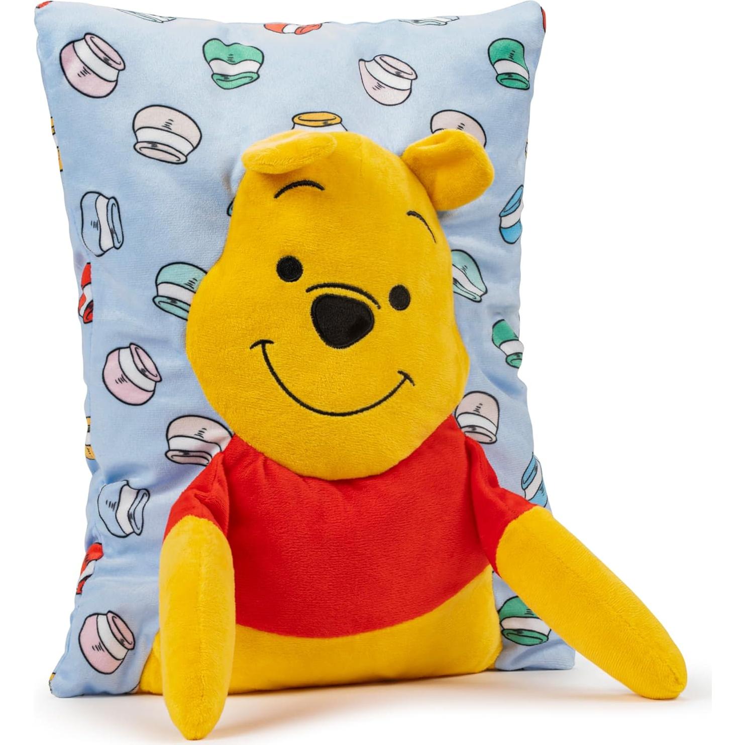 Almohada 3D Winnie Pooh Jay Franco 38 cm Suave Amarilla