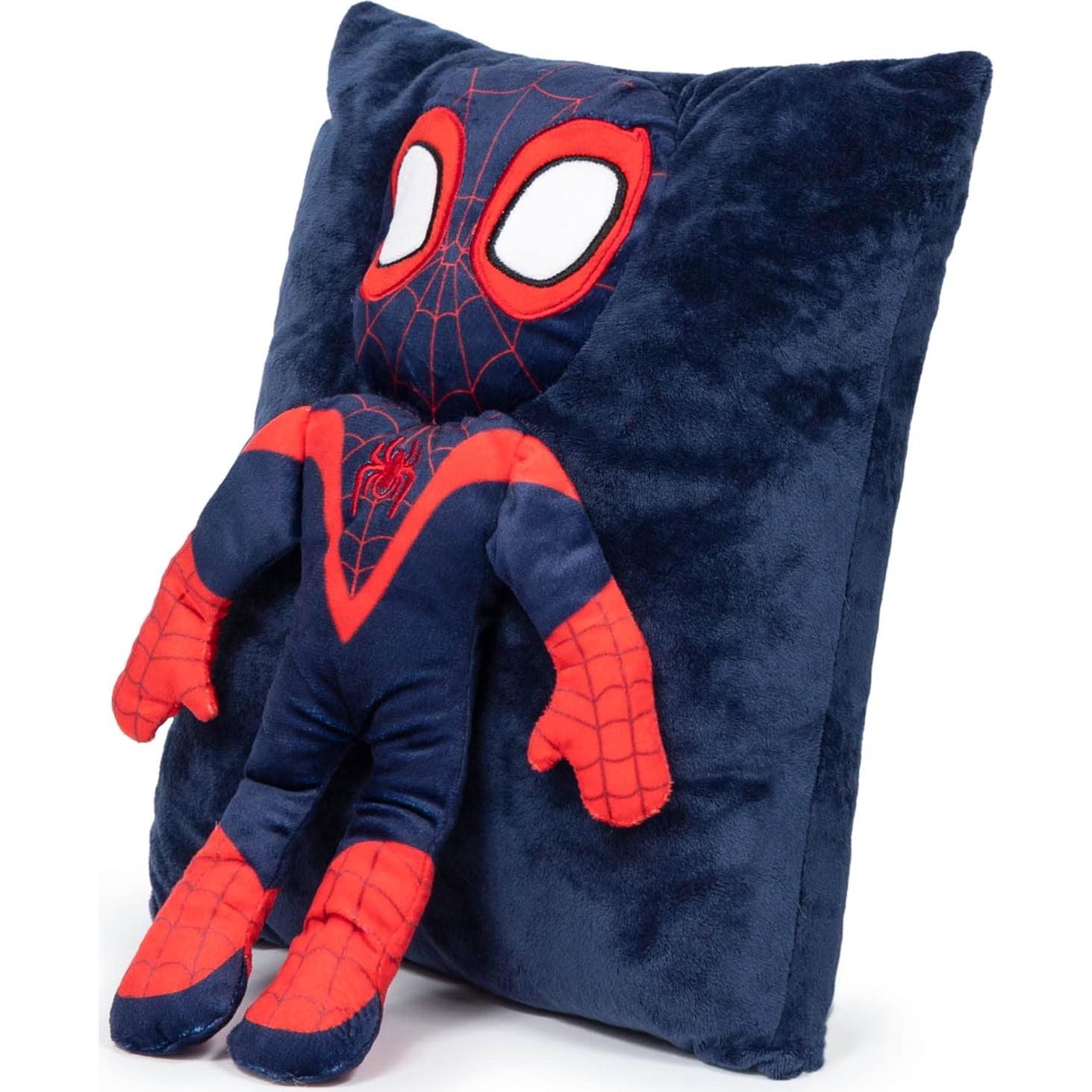 Almohada 3D Miles Morales Jay Franco Suave 38 cm
