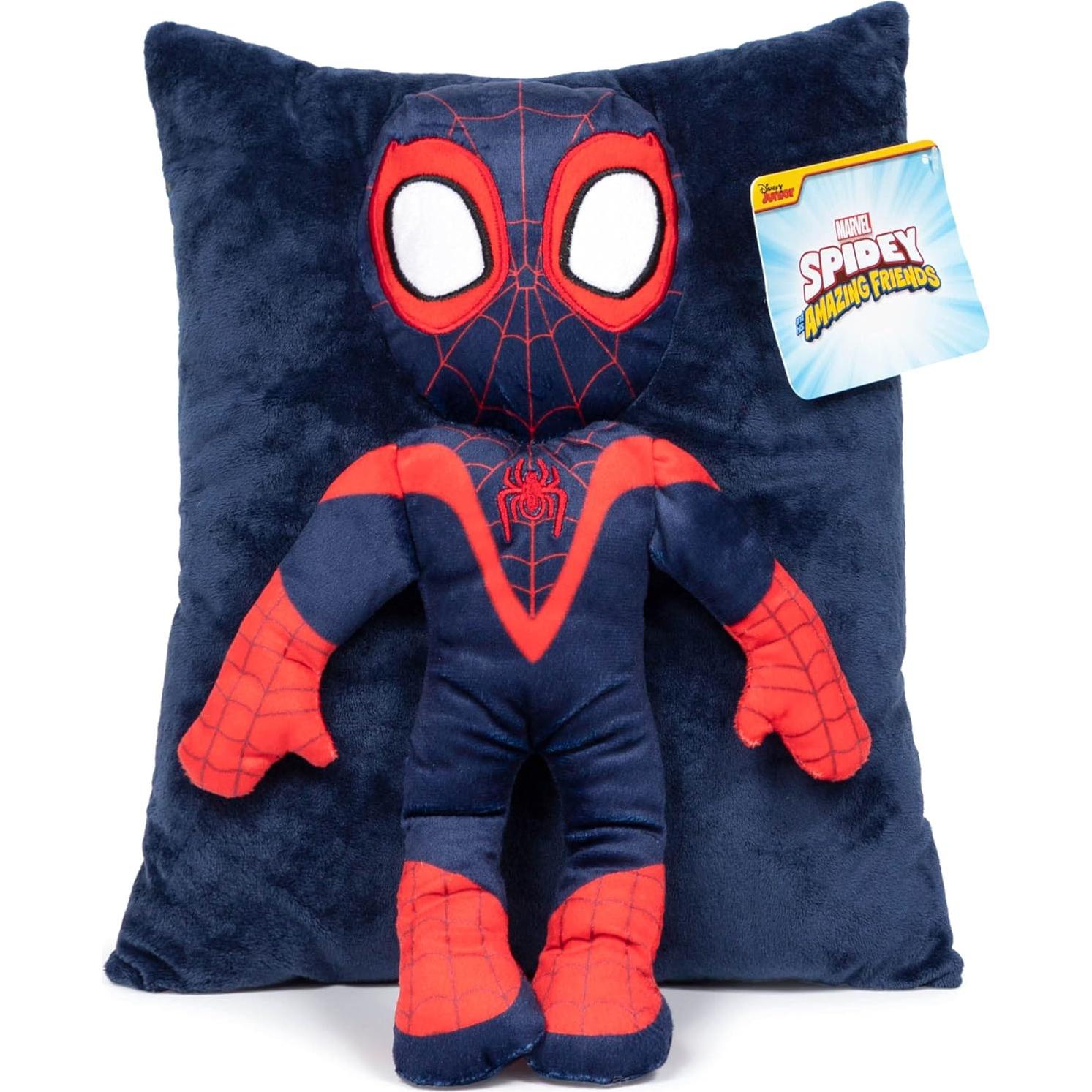 Almohada 3D Miles Morales Jay Franco Suave 38 cm