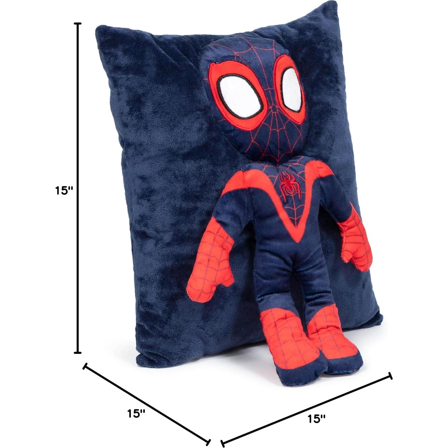 Almohada 3D Miles Morales Jay Franco Suave 38 cm