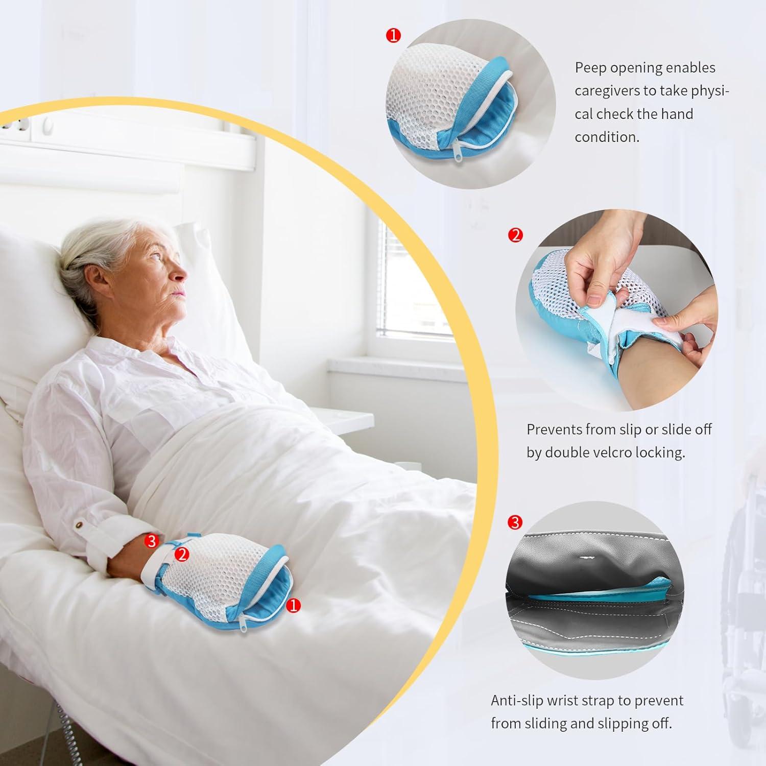 Guantes de Restricción EZ Assistive para Pacientes Adultos