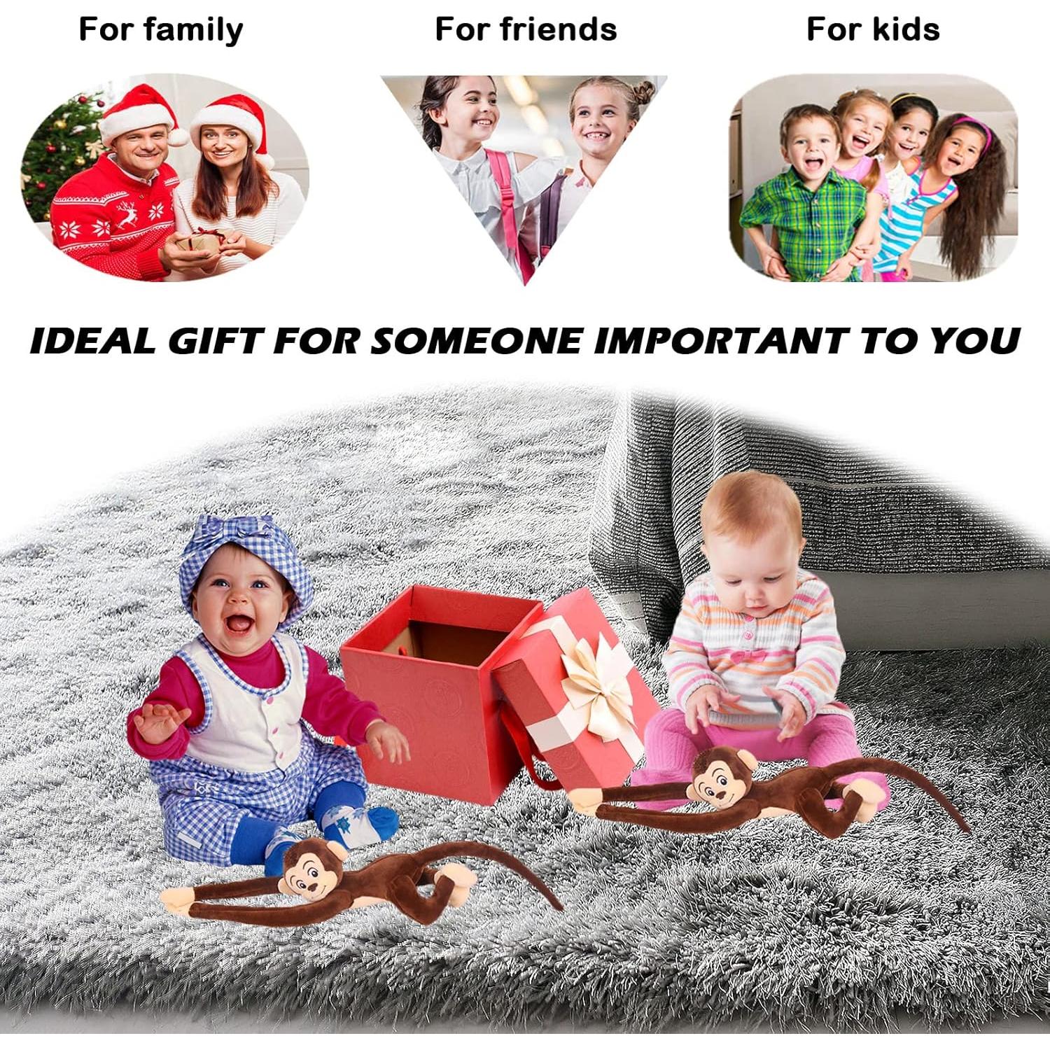 Mono de Peluche Colgante Zhidiloveyou 2 Piezas 70 cm