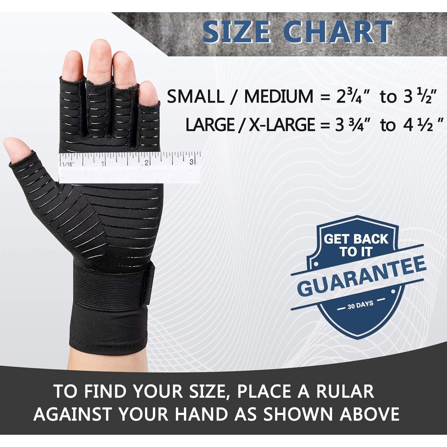 Guantes de Artritis HENOTIC de Cobre para Alivio de Dolores